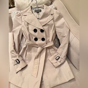 Ann Taylor Light Tan Trench Coat